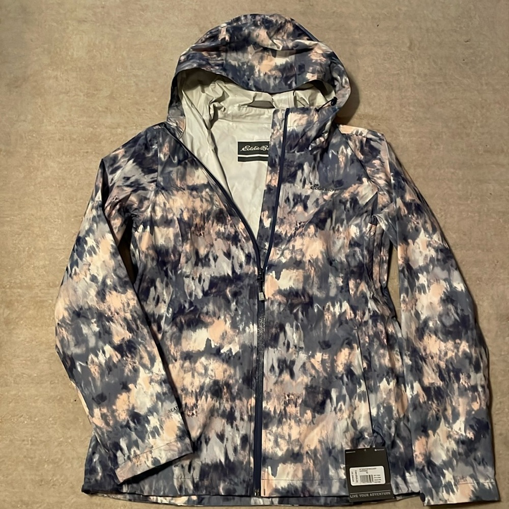 NWT Eddie Bauer rain jacket M